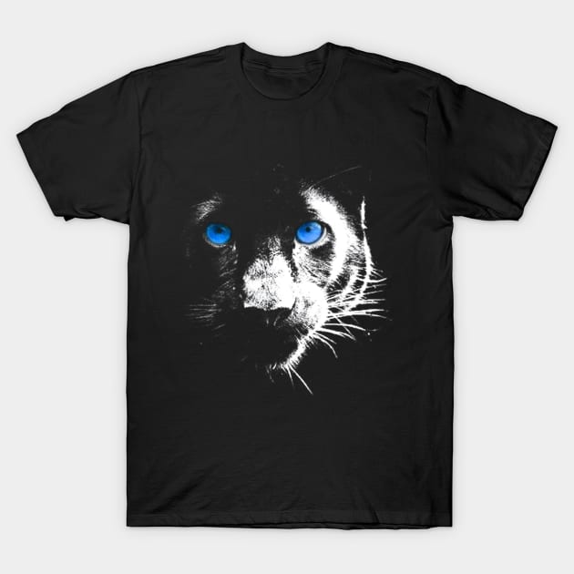 White Panther T-Shirt by bobyberto
